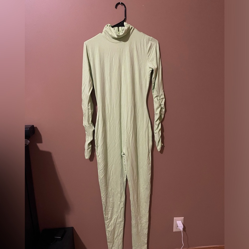 Naked wardrobe lime green jumpsuit - Picture 2 of 8